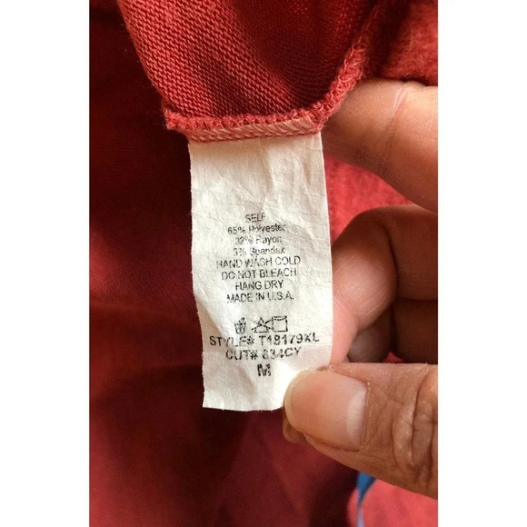 White Birch Ultra Soft Comfortable high low Cowl neck Tunic Top stretch size M - Picture 6 of 6